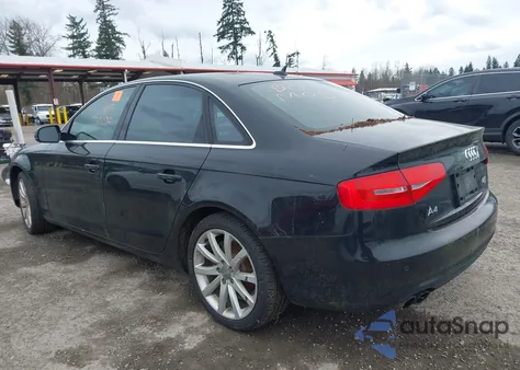 2013 Audi A4 2.0T Premium из США, поврежденный, VIN WAUFFAFL3DN003884